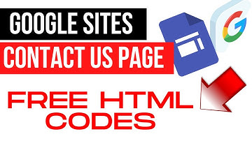 How to Create a Free HTML Contact us Page + Form With Google Sites Advanced Tutorial 2022