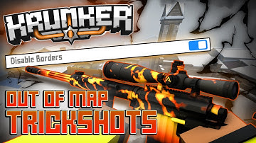 TRICKSHOTTING OUT OF THE MAP IN KRUNKER! (insane..)