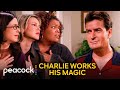 Two and a Half Men | Charlie Schmoozes Jake
