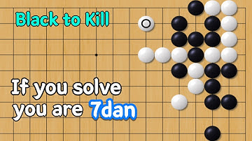 If you can solve you are 7dan! Challenge?