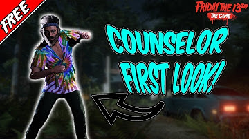 FIRST LOOK AT THE NEW COUNSELOR (Mitch Floyd) FREE DLC | Friday The 13th: The Game