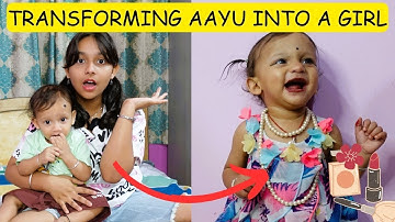 Aayu Bana Aayushi 🥰|Becoming a girl 😂|Just for fun only |#learnwithpriyanshi