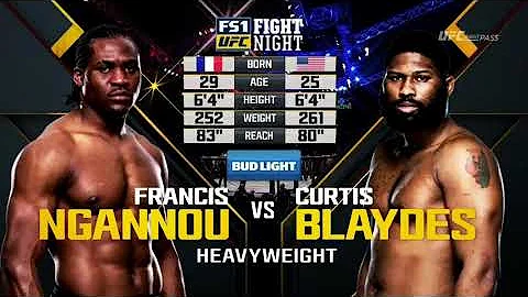 UFC Fight Night 86: Ngannou vs. Blaydes 1 (Full Fight Highlights)