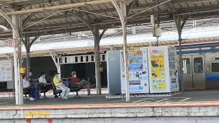 赤穂線213系普通電車西大寺行きワンマン岡山発車