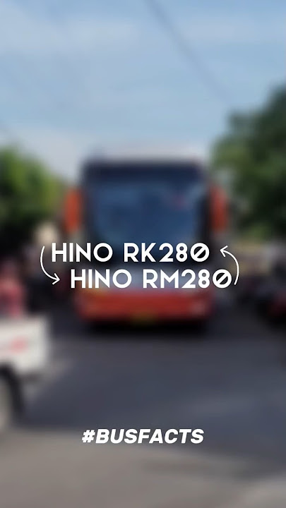APA BEDANYA? Hino RM280 VS Hino RK280 #bis #busmania #shorts