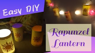 【DIY】Rapunzel Lantern by paper (Princess Room Makeover, Tutorial)