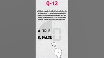 MAC-First Portal Auth in Huawei WLAN | Does Dual Success Mean Access? | HCIE-WLAN H12-351