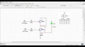 OR Gate using Transistor || How to make OR gate using transistor || Digital Electronics || Multisim