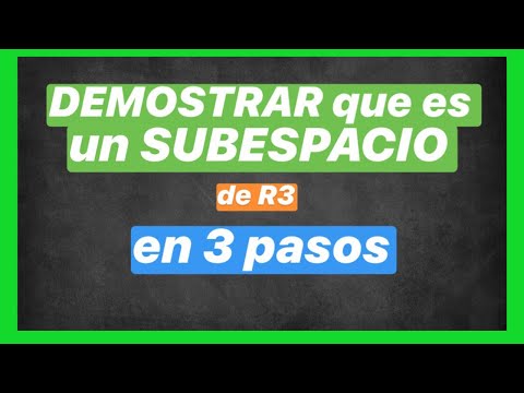 Vídeo: P2 és un subespai de p3?