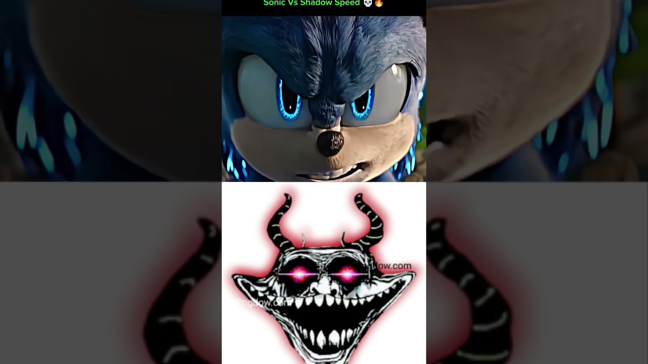 Sonic Vs Shadow Speed 💀😱 | sonic the hedgehog | #sonic​ #edit​ #shorts​ #sonic team #sonic style