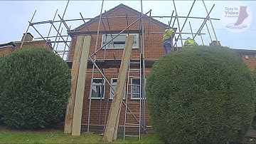 Scaffolding timelapse by Toes In Video Production