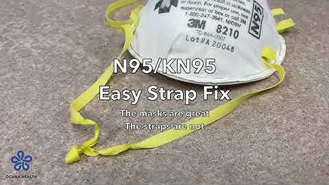 N95 Mask Easy Strap Fix