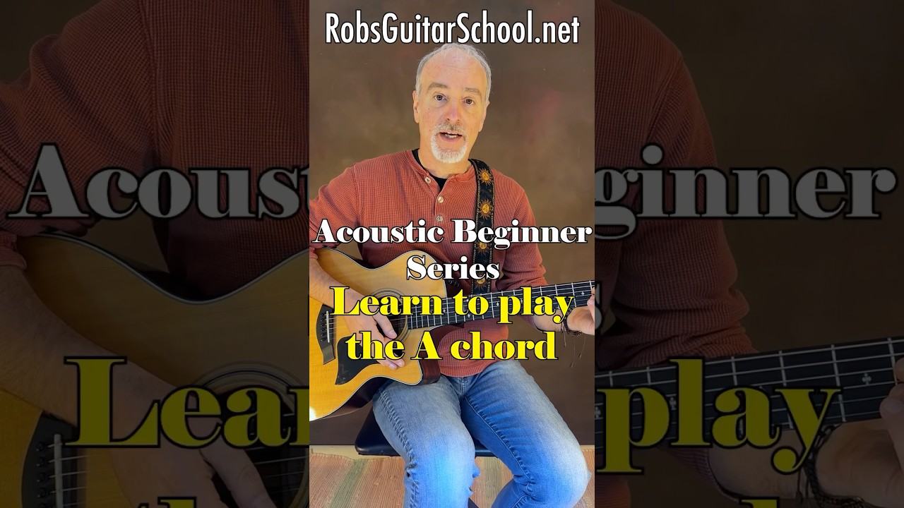 Learn to play the A chord Check us out at RobsGuitarSchool.net/learn #beginnerguitar #guitar #chords