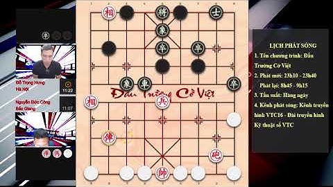 Cờ tướng úp 2018 Nguyễn Đức Công & Đỗ Trọng Hưng