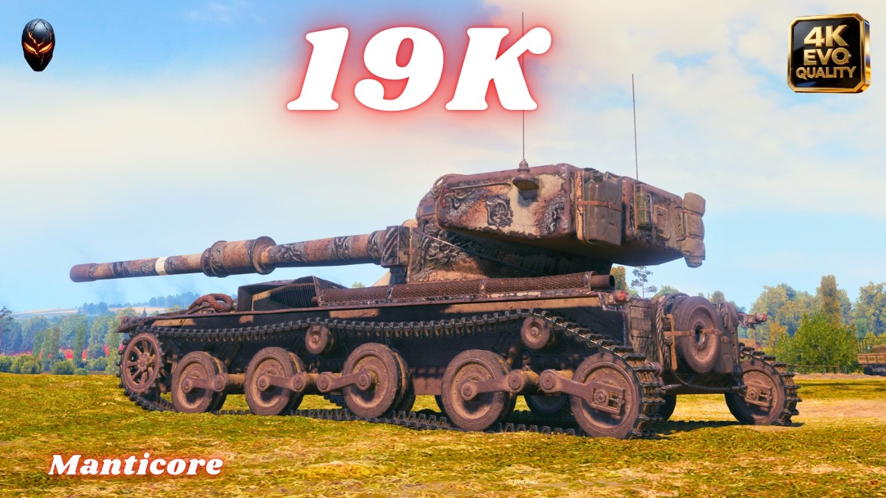 Manticore  19K Spot  Damage World of Tanks #wot