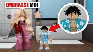 MA BABYSITTER RÉALISTE A CRUSH SUR MOI SUR BROOKHAVEN ! ROBLOX