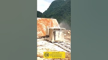 Cắt xẻ đá khối granite, thạch anh, marble cùng tất cả các loại đá hiệu quả với máy cắt dây kim cương
