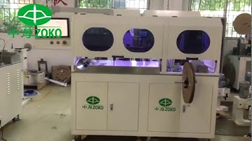 Automatic crimping inserting and shrinking tube machine with marking