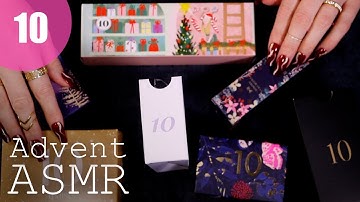 ASMR Advent Calendar 2022 Day 10 (🎧 soft spoken, tapping, scratching, swatching)
