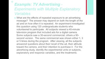 Chapter 12 (Video 2): Observational Studies and Experimental Design