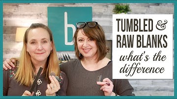 Tumbled Vs. Raw Metal Stamping Blanks - From Beaducation Live Episode 51