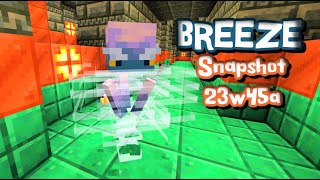 Minecraft Snapshot 23w45a - The Breeze Introduction