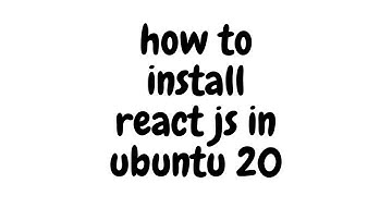 how to install react js in ubuntu 20 || priyog educational || in hindi