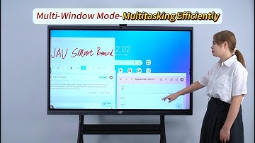 Easy Meeting and Lessons with the JAV Smart Board Multi-Window Function.#multiwindow #multitasking