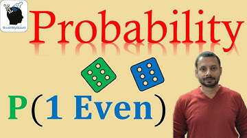 🎲 Two Dice Roll Probability with at least one Even🎲🔍 #brushmyquant #probability