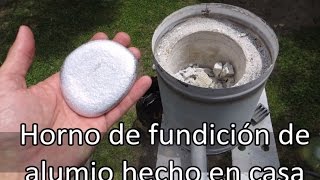 Fundición de aluminio en horno casero - HD - Parte 2 de 2: fundición -  YouTube