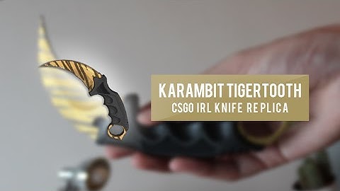 Real Life CSGO : Karambit Tiger Tooth