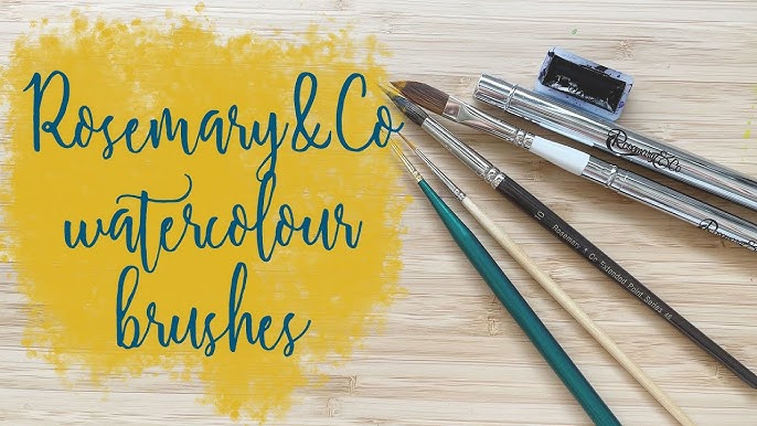 Calligrafikas — Review of Rosemary & Co. Travel Brushes. The
