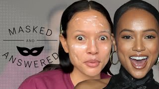 Karrueche Tran's Skincare Routine For An All-Day Glow | Masked And Answered | Marie Claire