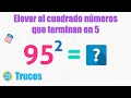 Elevar al cuadrado números que terminan en 5 | Truco | #Shorts