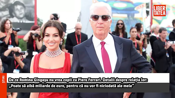 De ce Romina Gingașu nu vrea copii cu Piero Ferrari. Detalii despre relația lor |Libertatea