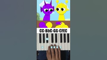 Color Change Durple and Simon Incredibox Sprunki Piano Tutorial