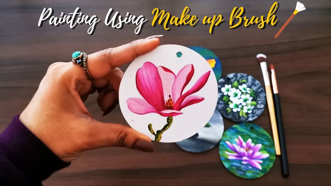 Step by Step acrylic painting on Canvas for beginners Magnolia painting ...