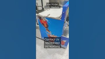 Van Model Soda Vending Machine | Trending Business Idea| Soda Fountain Machine| Soda Vending Machine