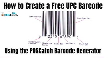 How to Create a Free UPC Barcode Using the POSCatch Barcode Generator