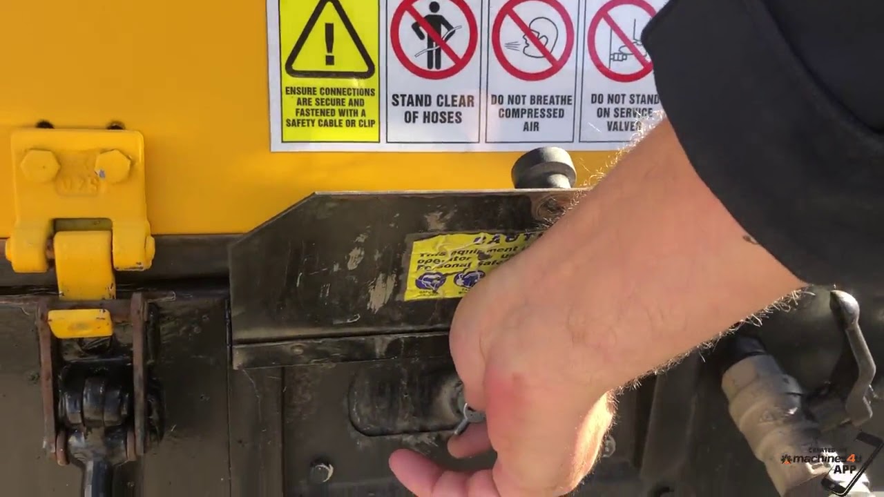 Kaeser M38, Skid Mounted Diesel Air Compressor - 130cfm