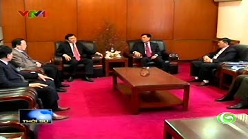 Chủ tịch nước Trương Tấn Sang thăm và chúc tết một số Bộ, Ban, Ngành