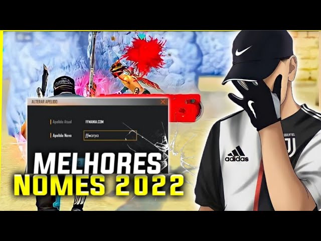 TOP NOMES (masculinos) PARA USAR COMO NICK NO FREE FIRE MELHORES NOMES EM  2022 