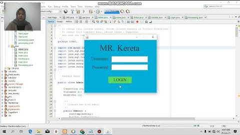 DEMO APLIKASI PEMESANAN TIKET KERETA API || TUGAS AKHIR