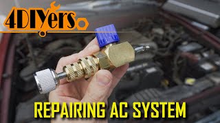 How to Replace a Leaking Air Conditioning Schrader Valve on your Car