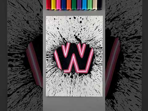 “W” with Neon