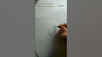 How to write AKHILA in bubble letters #shorts #tutorial #fyp