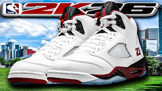 HOW TO MAKE Air Jordan 5 “Fire Red (2025)” In NBA 2K26 Shoe Creator 
