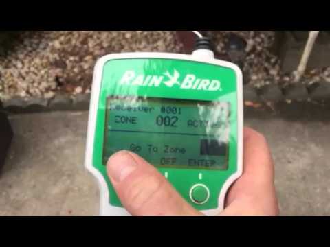 Rain-bird remote control by: Eddy Barrett irrigation - YouTube
