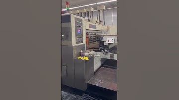 printer slotter rotary die cutter in line folder Gluer