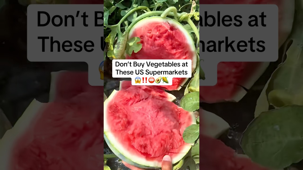 Не покупайте овощи в этих американских супермаркетах 